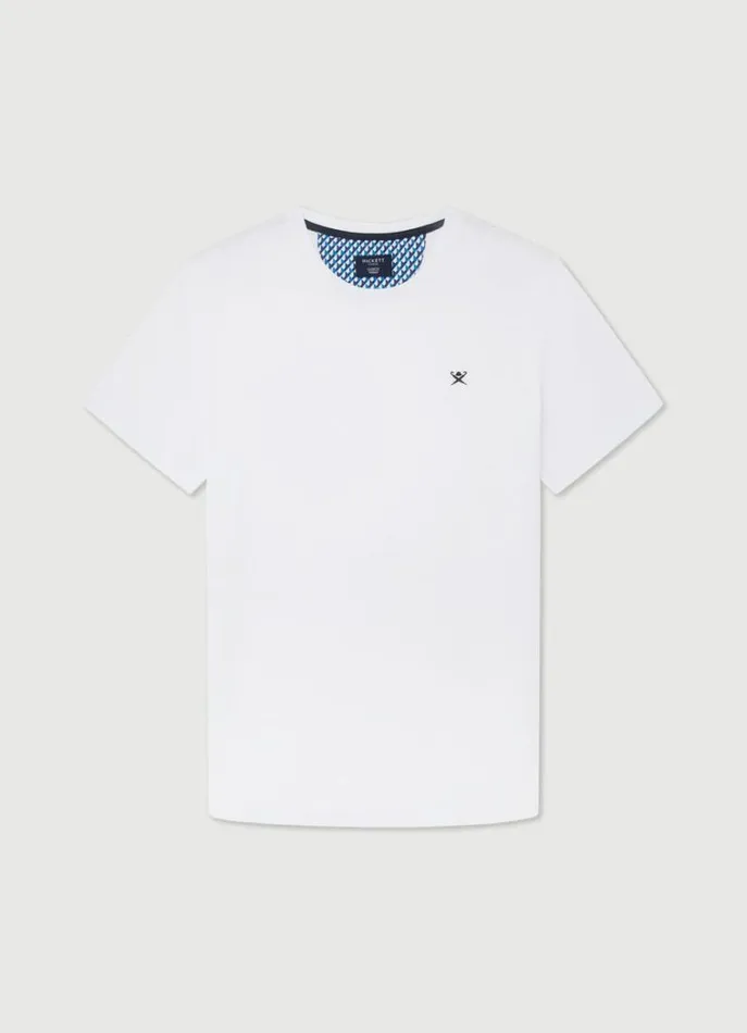 Men Tshirts Hackett London Classic Fit Beach TShirt White