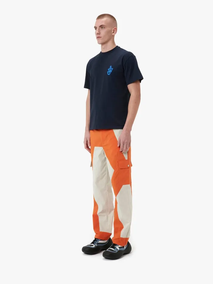 Men TShirts JW Anderson ANCHOR PATCH TSHIRT Navy Men TShirts JW Anderson ANCHOR PATCH TSHIRT Navy