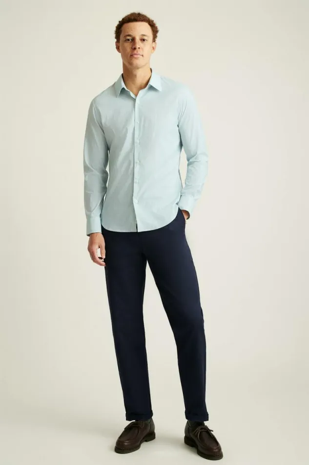 Men Tech Button Down Shirt Blue Duo Geo Bonobos Business Casual Shirts