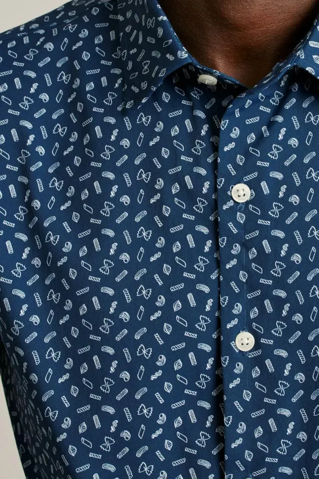 Men Tech Button Down Shirt Navy Pasta Party Bonobos Business Casual Shirts