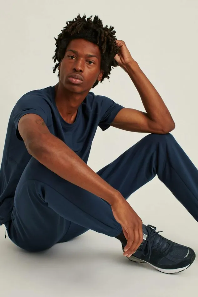 Men Tech Fleece Jogger Navy Blue Bonobos Joggers and Athleisure