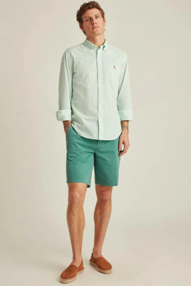 Men The Chino Short 20 Sagebrush Green Bonobos Chino Shorts