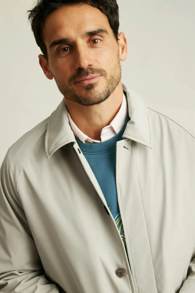 Men The Italian Mac Jacket Stone Beige Bonobos Jackets and Coats