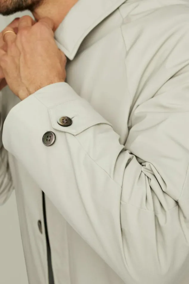 Men The Italian Mac Jacket Stone Beige Bonobos Jackets and Coats