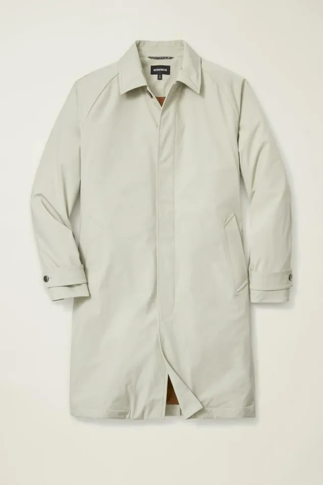 Men The Italian Mac Jacket Stone Beige Bonobos Jackets and Coats