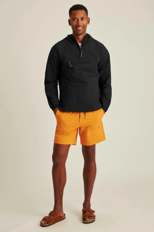 Men The Packable Rec Jacket Jet Black Bonobos Jackets and Coats
