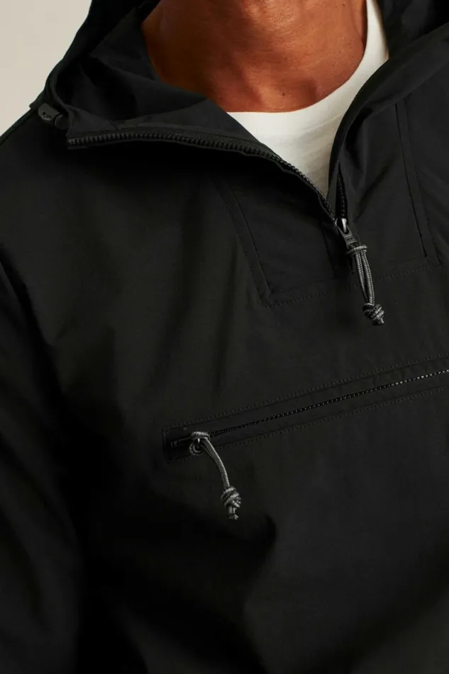 Men The Packable Rec Jacket Jet Black Bonobos Jackets and Coats