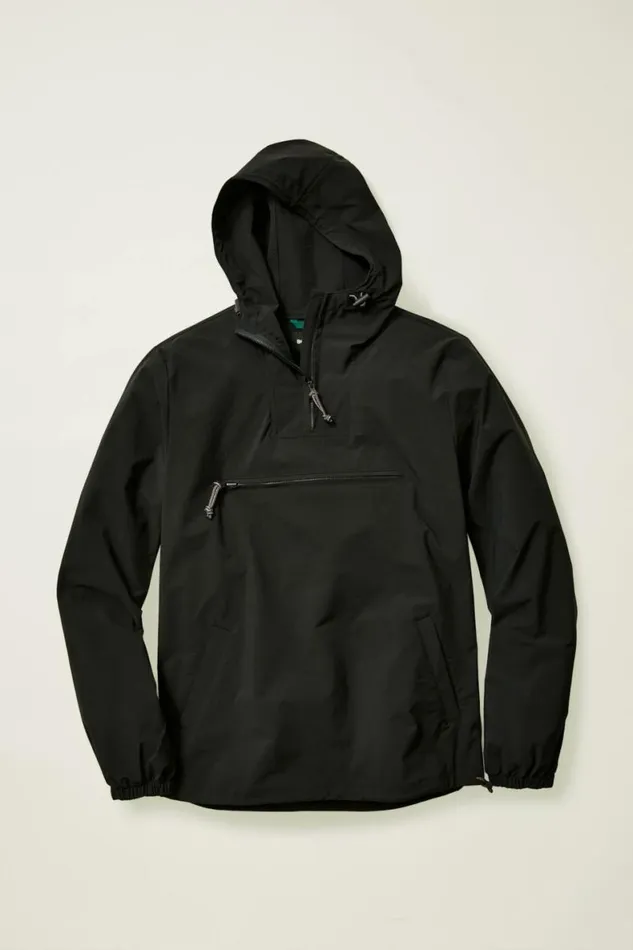 Men The Packable Rec Jacket Jet Black Bonobos Jackets and Coats