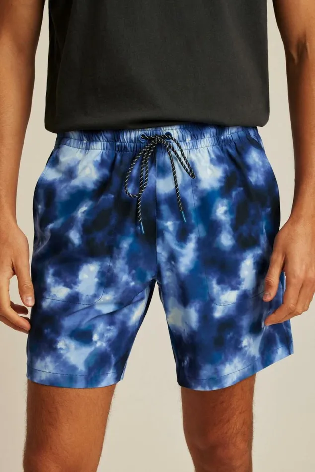 Men The Rec Short Blue Clouds Bonobos Casual Shorts