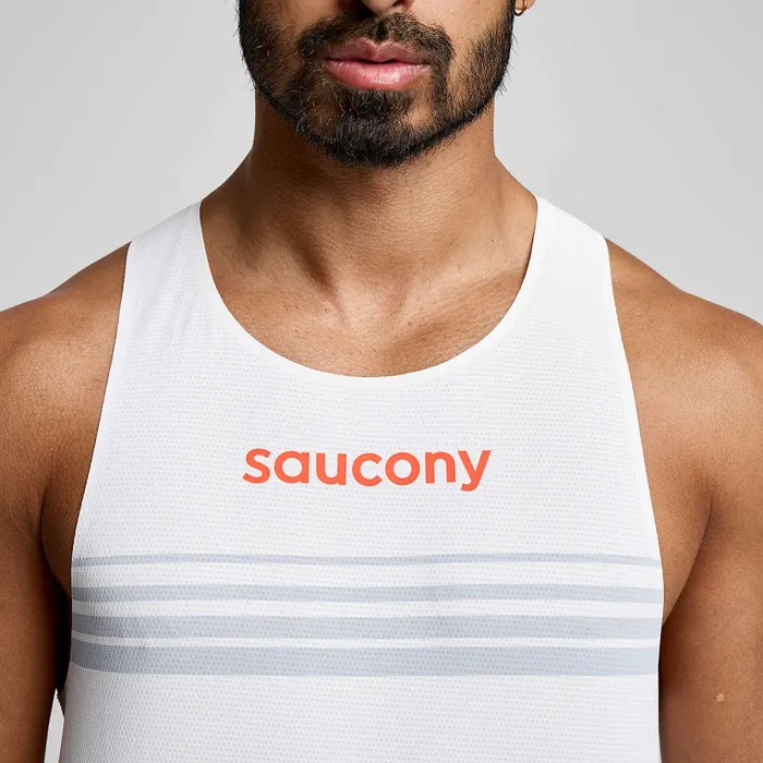 Men Tops Saucony Men8217s Endorphin Singlet Cloud Men Tops Saucony Men8217s Endorphin Singlet Cloud