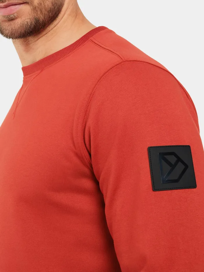 Men Tor Sweater Ochre Red Didriksons Hoodies and Sweatshirts