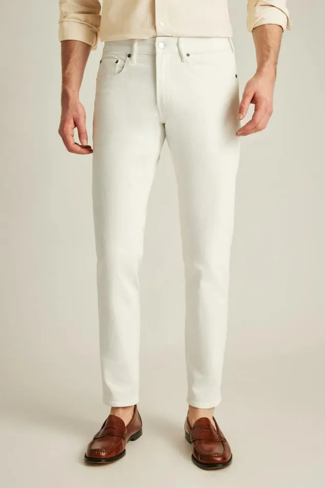 Men Travel Jeans Cloudy White Bonobos Jeans