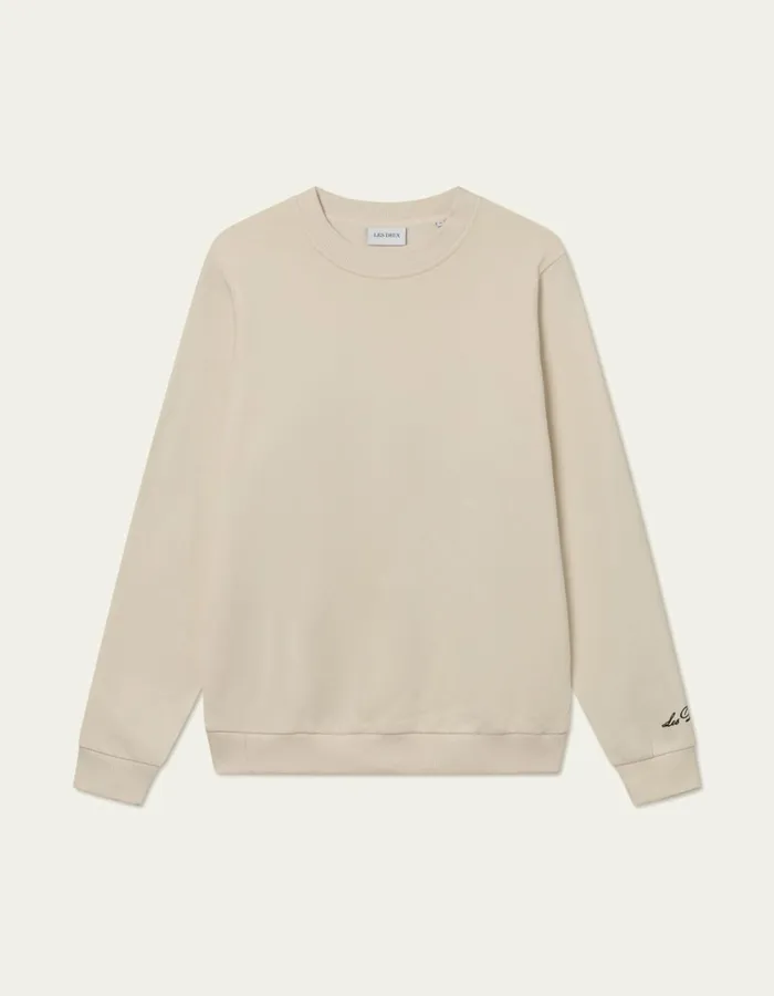 Men Tribeca Sweatshirt 8211 Ivory Les Deux HoodiesSweatshirts