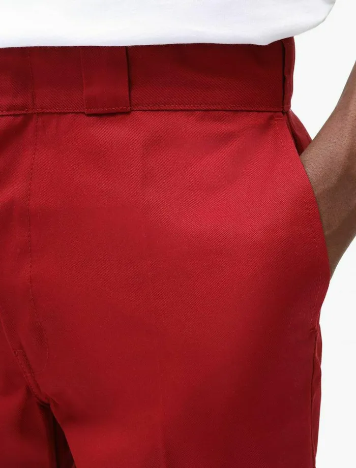 Men Trousers Dickies 874 Original Fit Work Pant Bikg Red