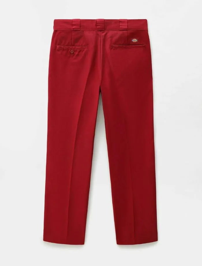 Men Trousers Dickies 874 Original Fit Work Pant Bikg Red