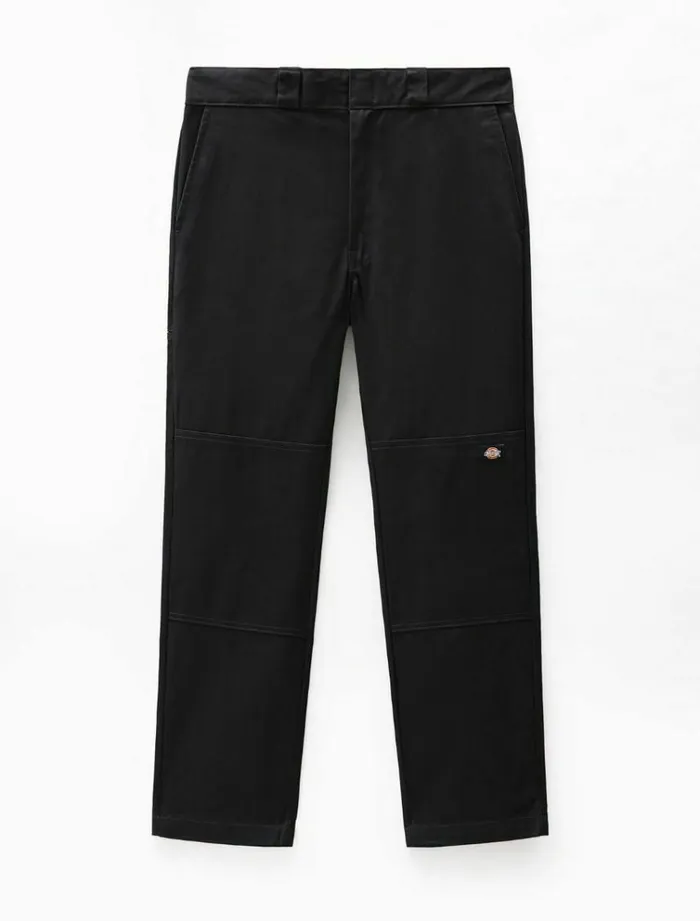 Men Trousers Dickies Double Knee Work Pant Black