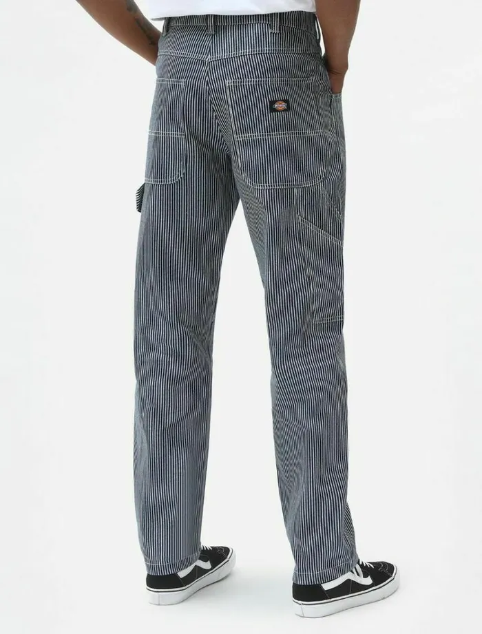 Men Trousers Dickies Garyville Raw Twill Pant Hickory Stri