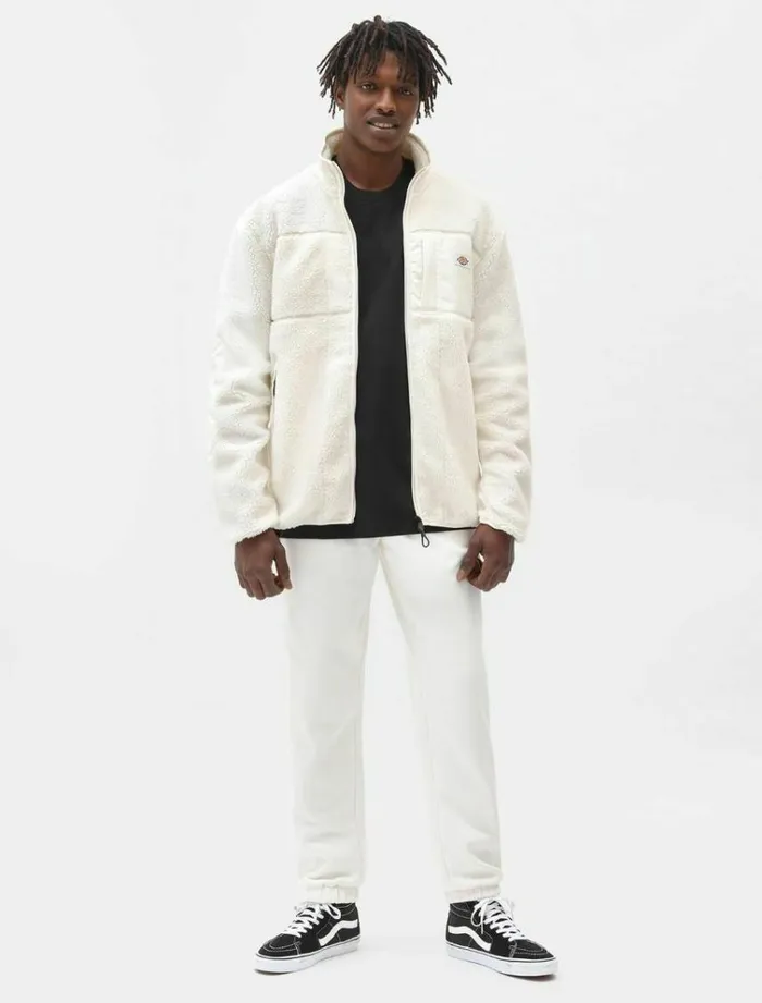 Men Trousers Dickies Mapleton Sweatpants Ecru