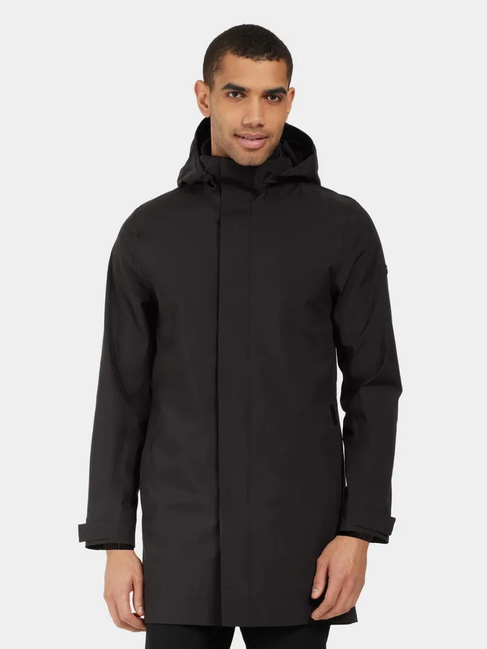 Men Tyr Parka Black Didriksons Lightweight Jackets