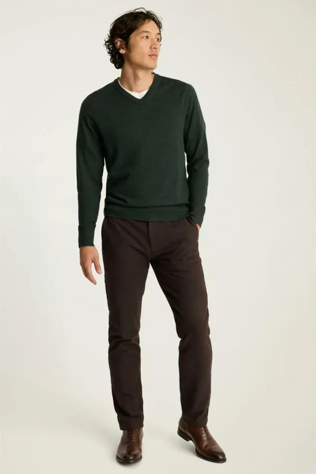 Men Washable Merino VNeck Sweater Heather Forest Green Bonobos Crew and VNeck Sweaters Men Washable Merino VNeck Sweater Heather Forest Green Bonobos Crew and VNeck Sweaters