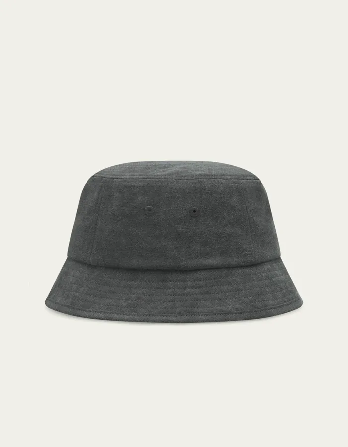 Men Washed Bucket Hat 8211 BlackBlack Les Deux CapsHats