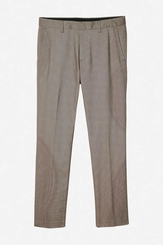 Men Weekday Warrior Dress Pants Thursday Brown Yarn Dye Bonobos Dress Pants