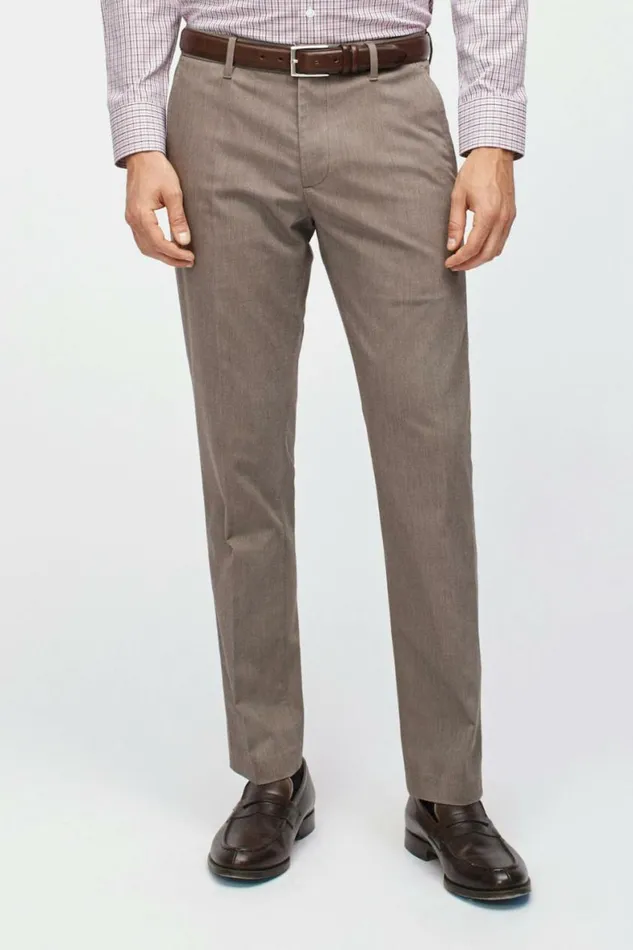 Men Weekday Warrior Dress Pants Thursday Brown Yarn Dye Bonobos Dress Pants