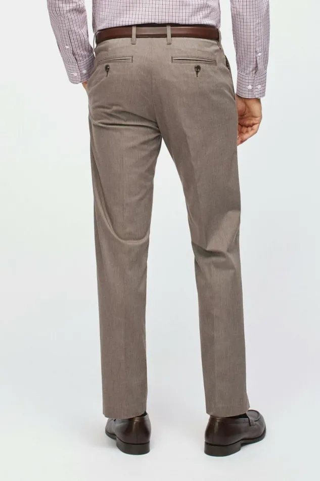 Men Weekday Warrior Dress Pants Thursday Brown Yarn Dye Bonobos Dress Pants