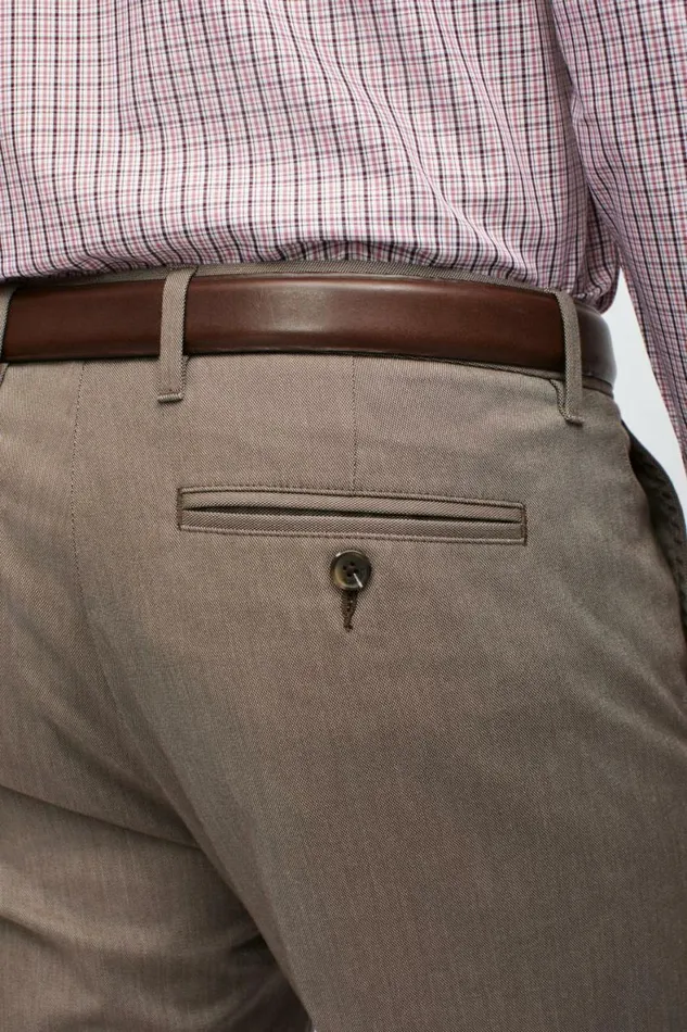 Men Weekday Warrior Dress Pants Thursday Brown Yarn Dye Bonobos Dress Pants