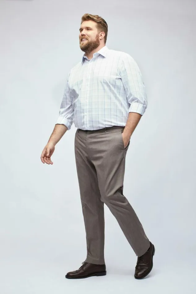 Men Weekday Warrior Dress Pants Thursday Brown Yarn Dye Bonobos Dress Pants