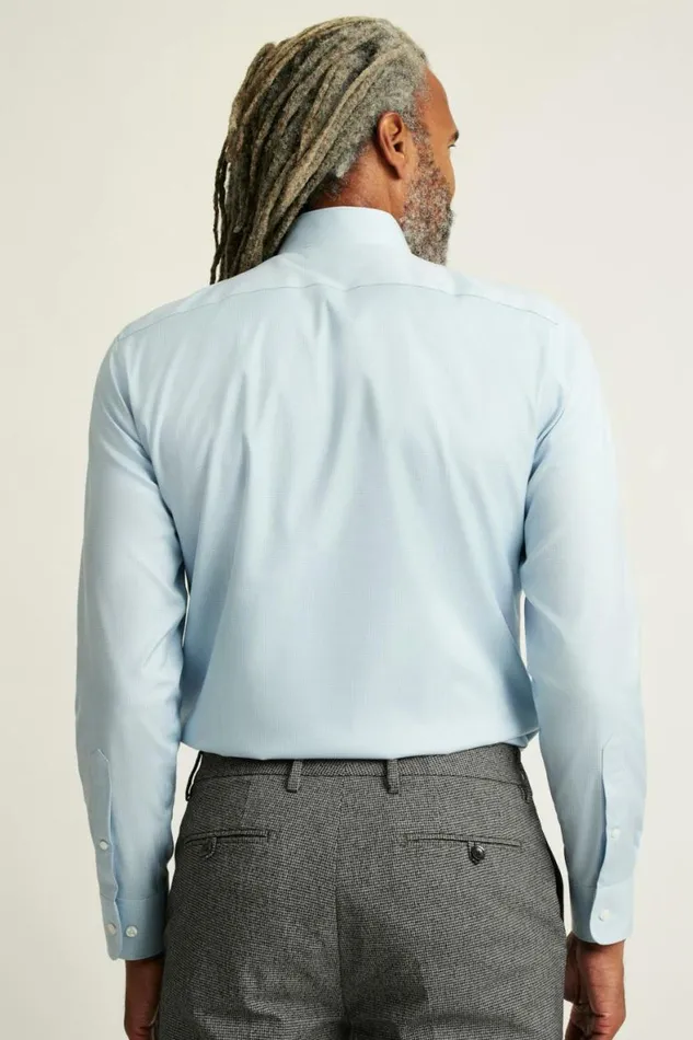 Men Weekday Warrior Dress Shirt Faded Blue Plaid Bonobos Business Casual Shirts