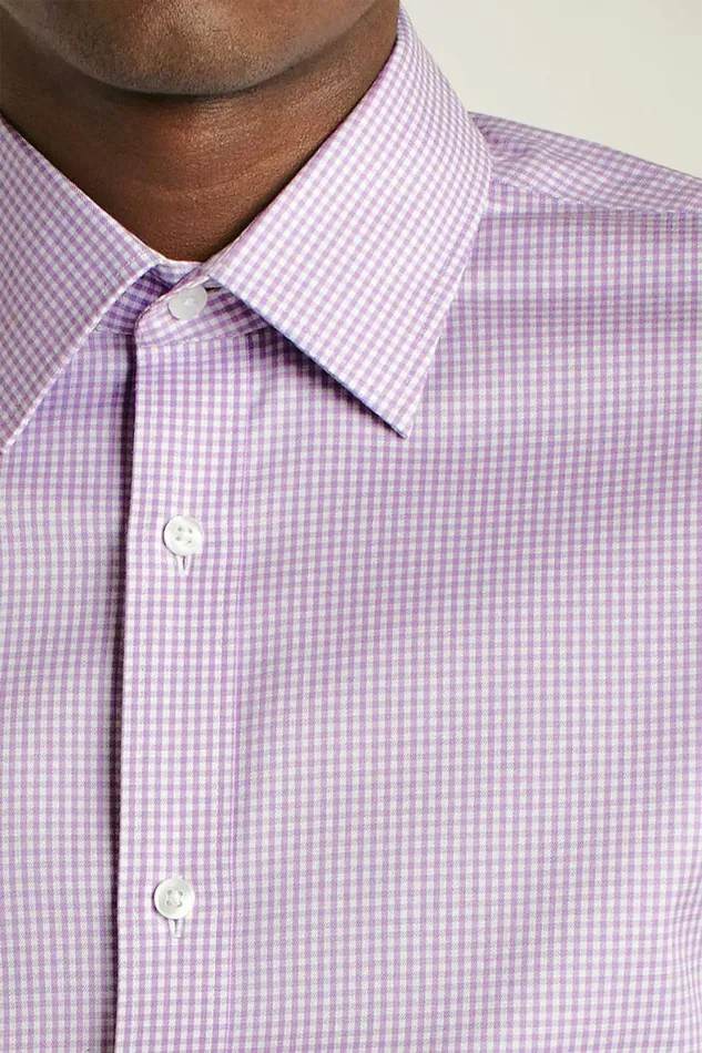 Men Weekday Warrior Dress Shirt Purple Perry Check Bonobos Business Casual Shirts