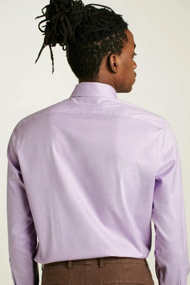 Men Weekday Warrior Dress Shirt Purple Perry Check Bonobos Business Casual Shirts