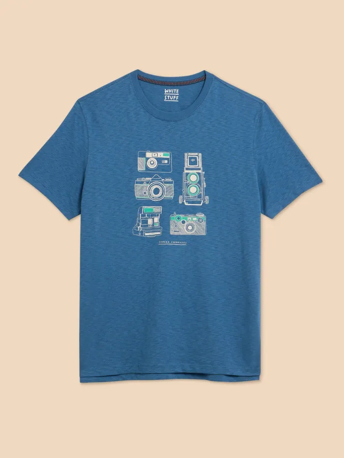 Men White Stuff Clothing Camera Chronicles Graphic Tee Men White Stuff Clothing Camera Chronicles Graphic Tee