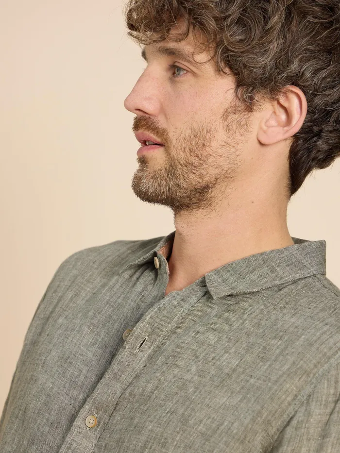 Men White Stuff Clothing Pembroke LS Linen Shirt
