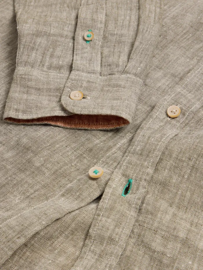 Men White Stuff Clothing Pembroke LS Linen Shirt