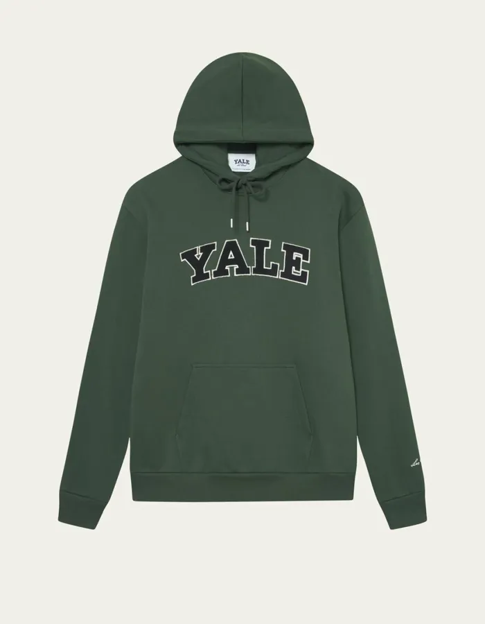 Men Yale Hoodie 8211 Duffel Bag GreenBlack Les Deux HoodiesSweatshirts