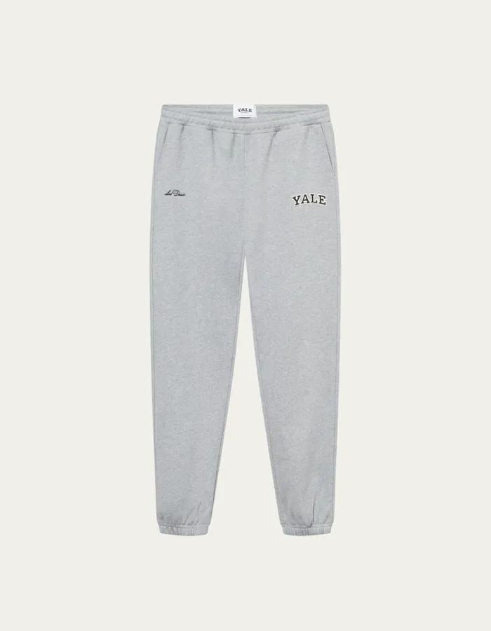 Men Yale Sweatpants 8211 Light Grey MelangeBlack Les Deux Pants