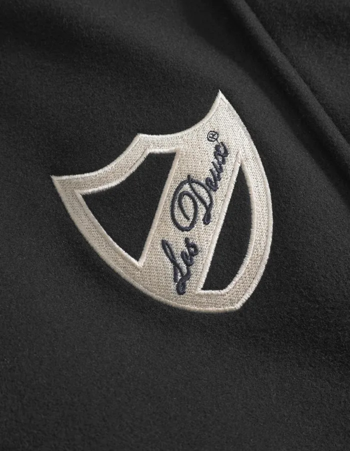 Men Yale Wool Varsity Jacket 8211 BlackBlack Les Deux JacketsCoats