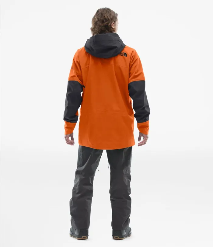Mens ACAD Jacket Papaya Orangeweathered Black The North Face Snow