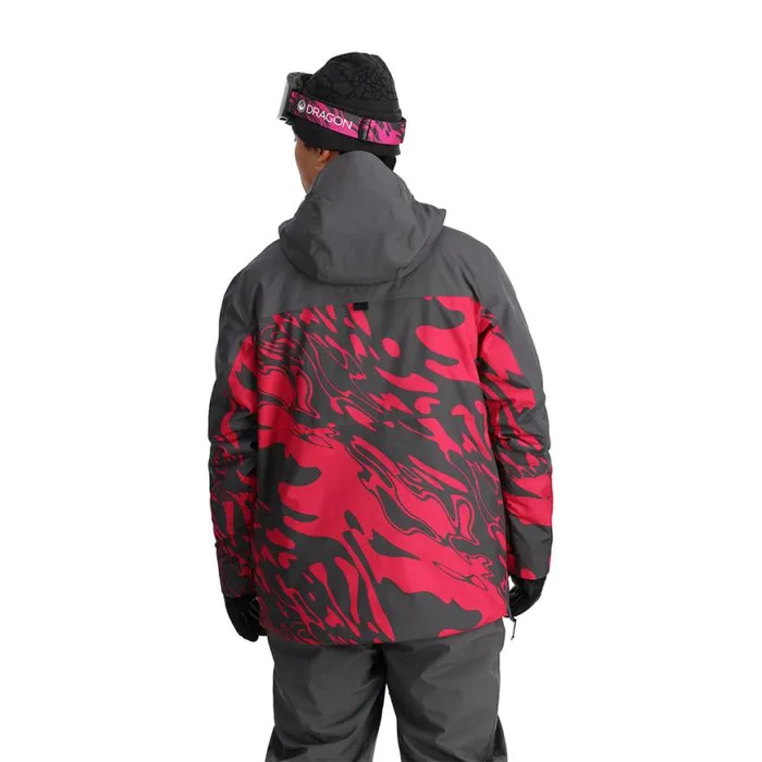 Mens All Out Pink Combo Spyder Insulated