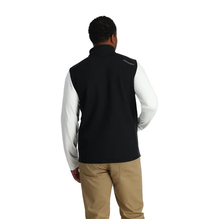 Mens Bandit Vest Black Spyder Fleece