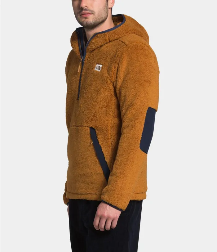 Mens Campshire Pullover Hoodie Timber Tanaviator Navy The North Face Hoodies and Sweatshirts
