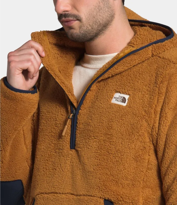 Mens Campshire Pullover Hoodie Timber Tanaviator Navy The North Face Hoodies and Sweatshirts