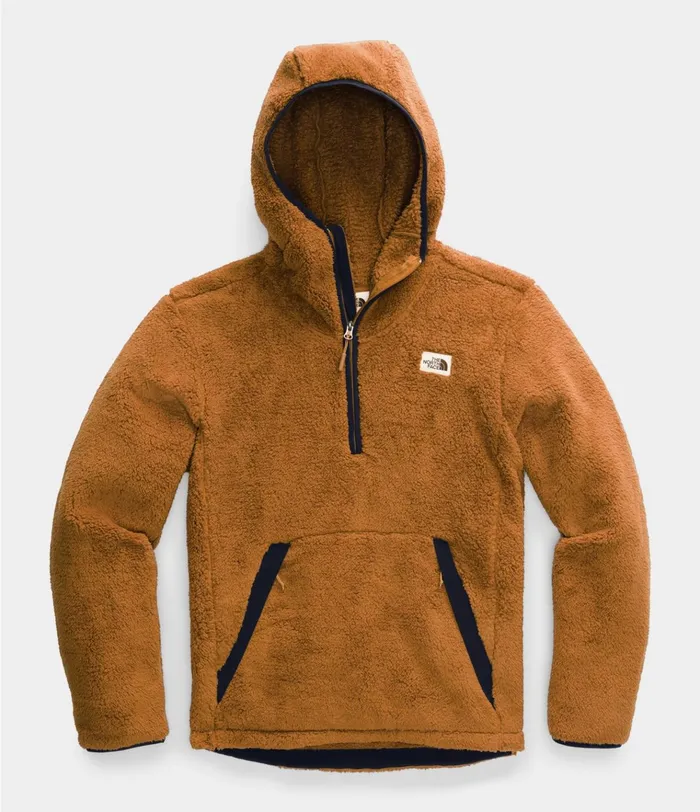 Mens Campshire Pullover Hoodie Timber Tanaviator Navy The North Face Hoodies and Sweatshirts