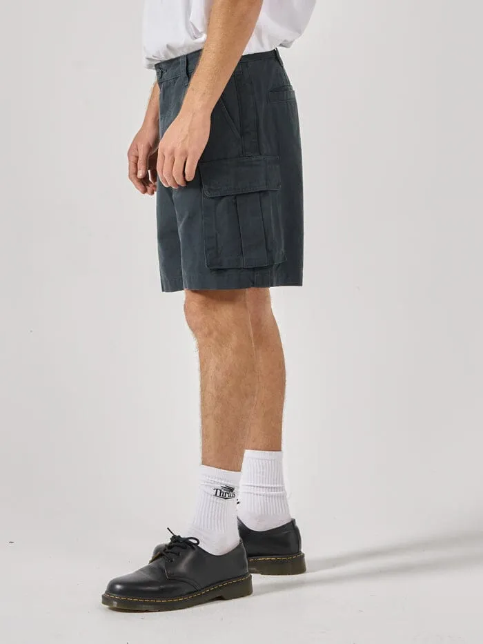 Mens Century Slacker Cargo Short Jasper Green Thrills Shorts