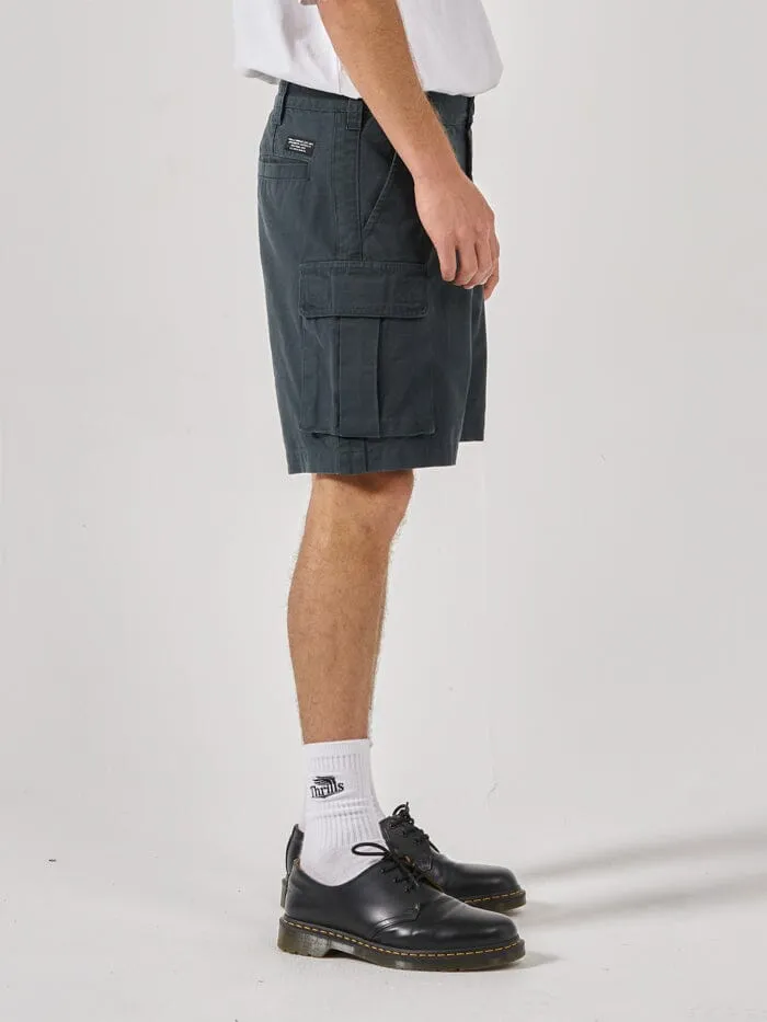 Mens Century Slacker Cargo Short Jasper Green Thrills Shorts