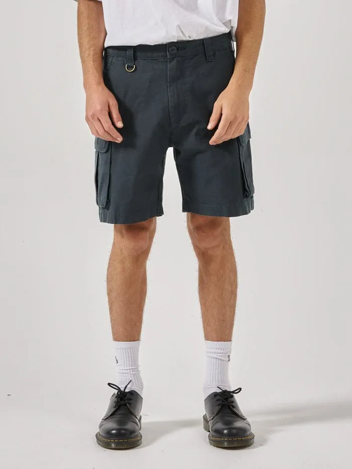 Mens Century Slacker Cargo Short Jasper Green Thrills Shorts