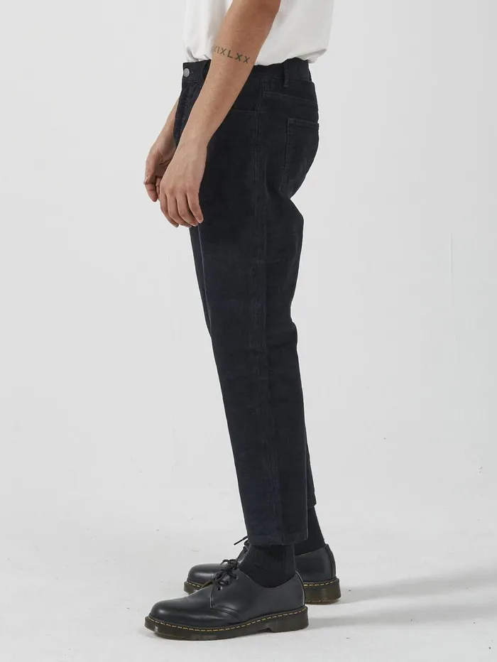 Mens Chopped Corduroy Jean Dark Navy Thrills Denim