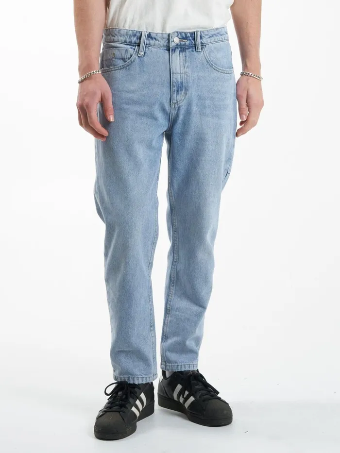 Mens Chopped Denim Jean Endless Blue Thrills Denim
